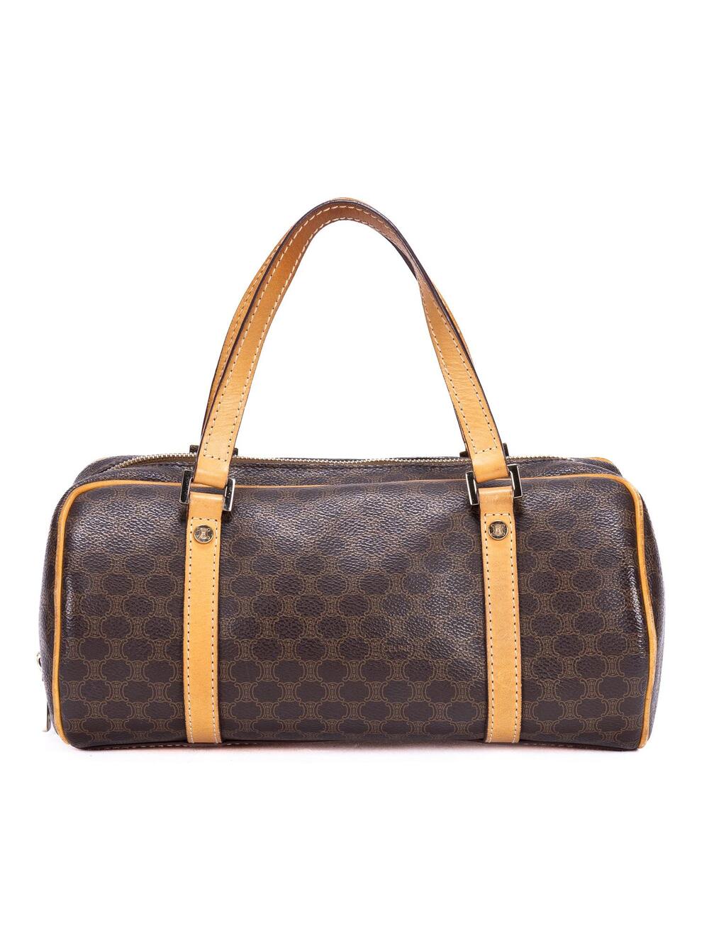 Celine Vintage Duffle Bag Macadam #376598C59B